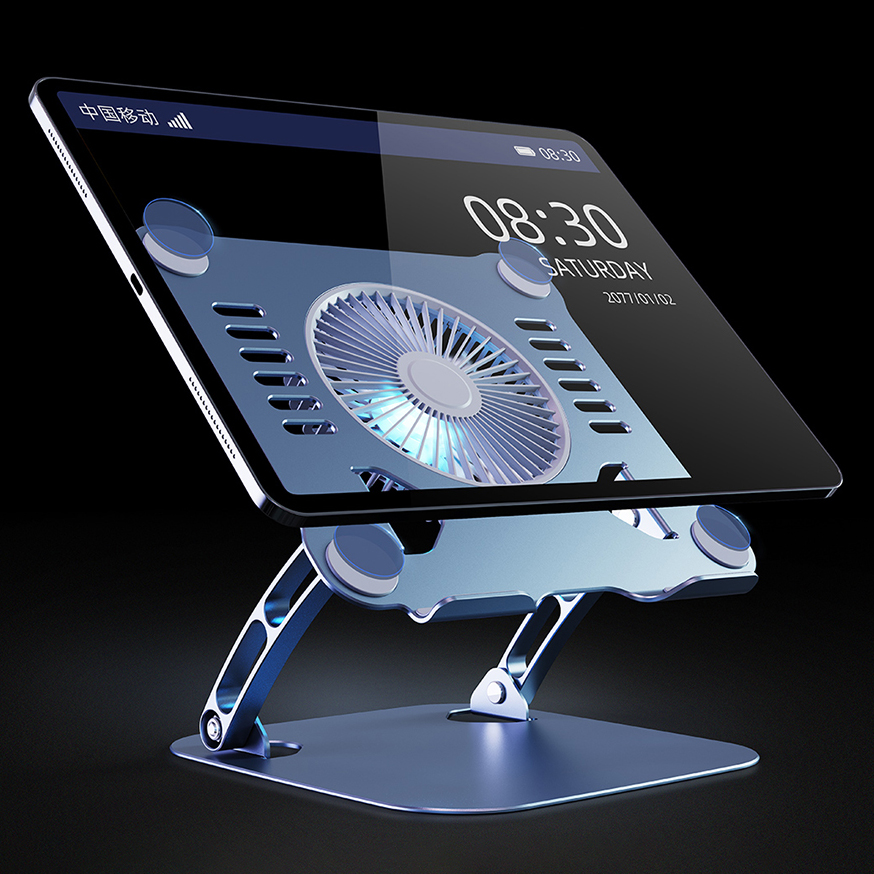Подставка для ноутбука Laudtec с охлаждающим вентилятором, кронштейн для планшета iPad, держатель для ноутбука, держатель для игрового ноутбука Macbook
