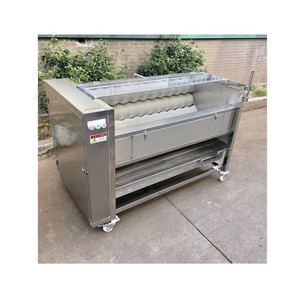 Peladora Industrial de Frutas y Verduras, Pequeña Máquina Eléctrica para Pelar y Lavar Patatas y Zanahorias - Product Image 4