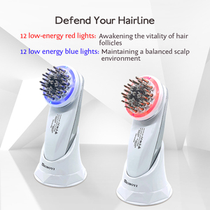 Meiboyi M920 OEM ODM Peine Eléctrico Personalizable para el Crecimiento del Cabello <span class=keywords><strong>con</strong></span> Luz Roja de 650nm / Luz Azul de 450nm Precio al por Mayor - Product Image 2