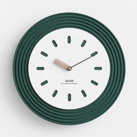 WOZOOM Horloge murale artisanale en bois en promotion pour la décoration de chambre, design moderne, horloge murale en bois avec découpe CNC