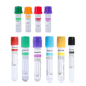 <span class=keywords><strong>Tube</strong></span> de prélèvement sanguin sous vide jetable en verre et plastique avec additif <span class=keywords><strong>EDTA</strong></span> pour tests médicaux - Product Image 1