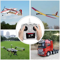 Kit de radiocommande RadioLink T12D 12 canaux 2,4 GHz avec récepteur R16F pour drone FPV, avion à voilure fixe, voiture RC, pièces de mise à niveau DIY