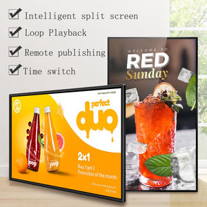 Reproductor Multimedia de Señalización Digital para Montaje en Pared Interior, con CMS Integrado, Opción Multitáctil, Conectado a la Red, para Menús de Restaurantes y Avisos de Oficina - Product Image 5