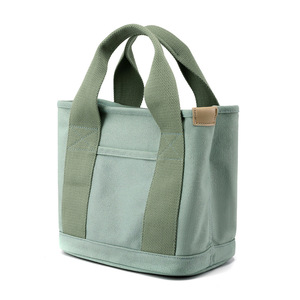 Bolsas de Compras Reutilizables Ecológicas de Lona de Algodón, Forma de Cubo, Resistentes e Impermeables, para Frutas, al por Mayor, Nueva Llegada, a la Moda - Product Image 2