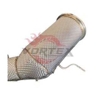 Tubo de Escape de Alto Flujo Vortex de Acero Inoxidable 304 para BMW B58 3.0T M340i M240i G20 G42 2019-2025 con Protector Térmico Sin Advertencia de Lámpara (CEL) - Product Image 3