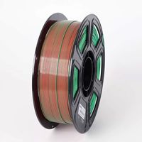Filament PLA Soie 3D 250g Bicolore Tricolore 1,75 mm Haute Vitesse Matériau Bicolore 200°C pour Imprimante 3D