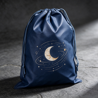 Sac promotionnel en vrac en non-tissé renforcé, motif dessin animé, écologique, avec cordon de serrage, polyvalent pour le personnel de bureau et les voyageurs