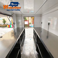 Webetter Imbisswagen Foodtruck Mobile Lemonade Cart Crepe Bakery Food Truck Churros Food Trailer avec équipement de cuisine complet