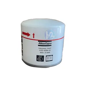 Filtro de aceite de accesorios de compresor de aire de alta calidad 2202929600 para Atlas Copco