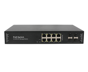 Switch PoE géré 2.5G avec 8 ports 10/100/1000/2500M + 4 ports SFP+ 1/10G pour réseaux en fibre optique - Product Image 2