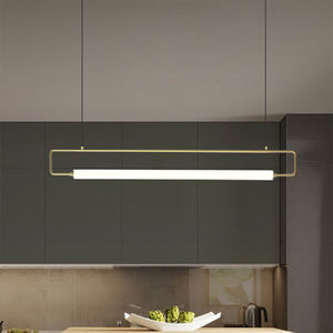 Lampu gantung kristal Nordik gaya Modern, lampu gantung ruang makan dalam ruangan, dekorasi rumah, instalasi AC langit-langit - Product Image 1