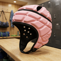 Rugby Head Guard Acolchado de alta calidad Diseño personalizado DUAL SPORT Safety Unisex Rugby Scrum Cap