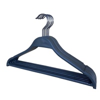 Ruimtebesparing Man En Vrouw Plastic Kleerhanger Groothandel Kleerhanger Met Bar Voor Pakken En Broek In 38Cm