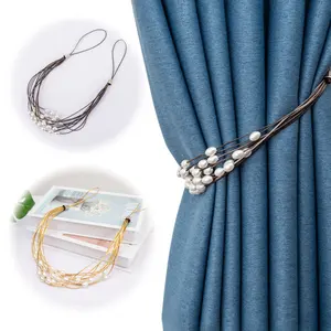 Personalized Curtain Rope Ties Luxury Curtain Buckle Binding Tie Simple Curtain Binding Tape