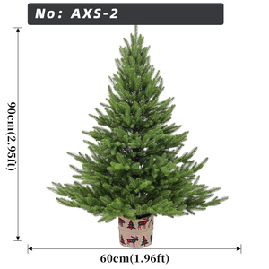 <span class=keywords><strong>Sapin</strong></span> de Noël artificiel réaliste en <span class=keywords><strong>pot</strong></span>, type <span class=keywords><strong>sapin</strong></span> de pin, avec <span class=keywords><strong>pot</strong></span> en toile de jute à carreaux Buffalo, pour décoration intérieure de cheminée et de maison à Noël - Product Image 3