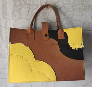 Offre Spéciale FASHION CHEAP Sac à main simple en feutre floral pour femme. Z0918 - Product Image 5