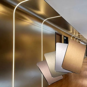 Panneau mural en bambou avec texture métallique et charbon de bois |   Panneau de revêtement décoratif imperméable et ignifuge pour la décoration intérieure des chambres d'hôtel - Product Image 4