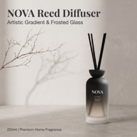 Diffuseur de parfum d'ambiance de luxe avec bâtonnets, formule exclusive à base d'huile pour une diffusion longue durée, logo personnalisé