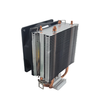 Pendingin CPU Udara T1200-LD 6 Heat Pipe Double Tower ARGB PWM Fan untuk Intel LGA & AMD AM4 AM5 Gaming Desktop