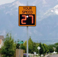 Usine Direct Prix Vitesse Affichage radar Panneau de signalisation Panneaux d'information sur le trafic Détecteur de panneau pour la sécurité routière Ralentir