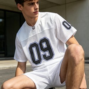 Shorts de sport pour hommes, shorts décontractés en coton, shorts de jogging à taille élastique, shorts de sport en molleton - Product Image 3