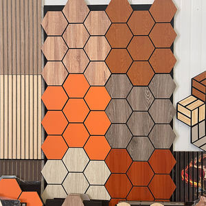 ألواح صوتية من ألياف البوليستر صديقة للبيئة مقاومة للحريق ، جدار غرفة الاجتماعات - Product Image 2