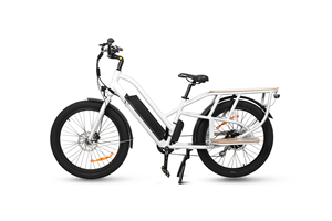 Vélo électrique cargo à deux <span class=keywords><strong>roues</strong></span> avec cadre en alliage d'aluminium et barre de protection - Product Image 2