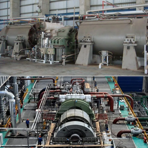 안정적인 전력 무소음 석탄 가스화 반응기 증기 터빈 발전소 모델 엔진 모터 펌프 PLC 원격 제어 220V 출력 - Product Image 6