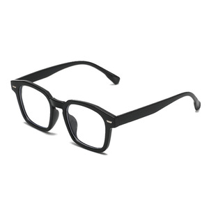 Lunettes de vue carrées Qianai sans ordonnance, monture PC, anti-lumière bleue, lunettes de mode rétro pour femmes M4-6195 - Product Image 2