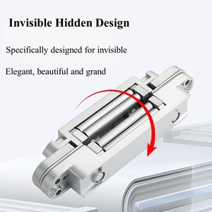 Cerniera Invisibile 3D Regolabile - Cerniera Nascosta a Croce <span class=keywords><strong>per</strong></span> Porte Lisce Senza Giunture - Product Image 6