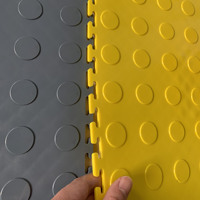 Carrelage de sol de Garage en plastique Pp de haute qualité à usage multifonctionnel, carrelage modulaire rigide