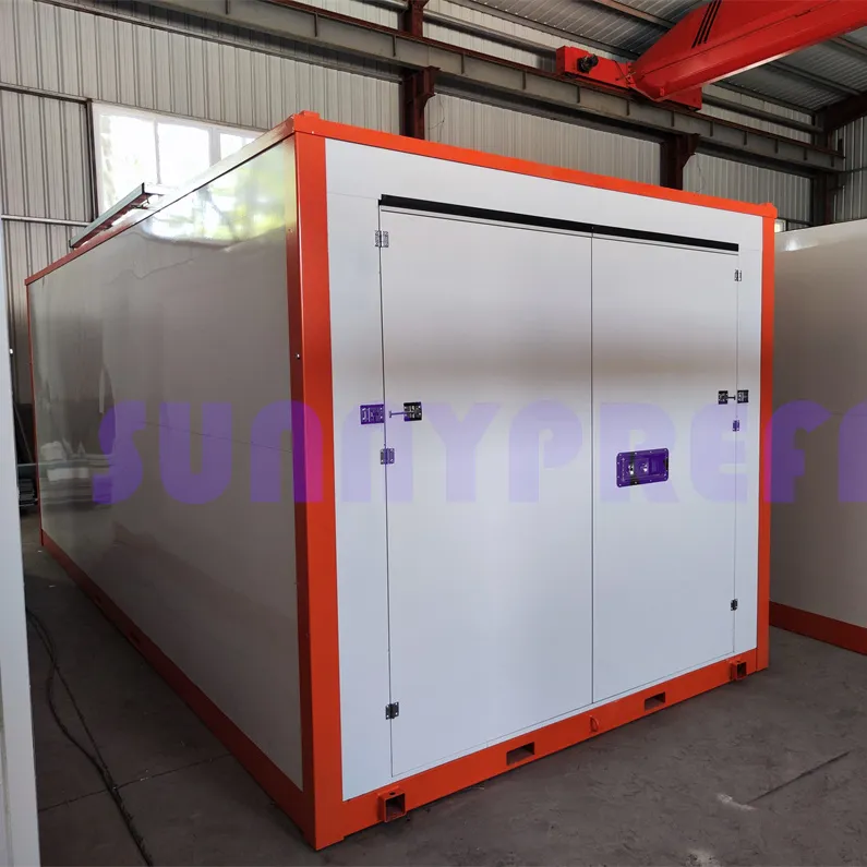 Vật Liệu Thép Prefab Lắp Ráp Di Động Stackable Container Lưu Trữ Tự Lưu Trữ Có Thể Gập Lại Container Lưu Trữ Di Động Đơn Vị Lưu Trữ