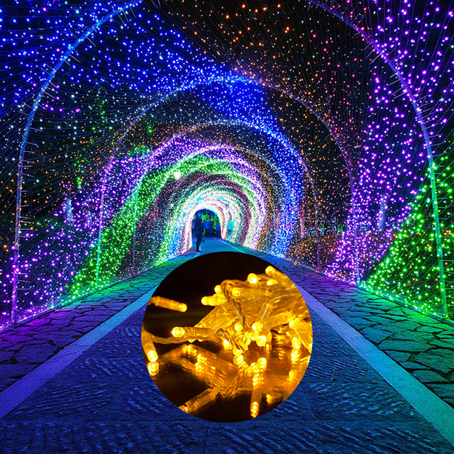 10m Twinkle Tree Luce Wedding Garland Waterproof Home Garden Party Holiday Decoration Outdoor Led Christmas Fairy String Lights