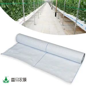 PE White Woven Weed Control Mat Anti-Grass Landscape Fabric Ground Cover Cloth for Farm and Garden Planting