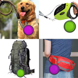 ชามใส่อาหารสุนัขแบบพกพาทำจากซิลิโคน ขายส่ง ชามและภาชนะใส่อาหารสัตว์เลี้ยงแบบพับได้ ชาม ถ้วย และถังสำหรับเดินทาง ชามสำหรับทุกฤดู - Product Image 4