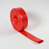 Tuyau plat flexible en PVC haute pression de 2,5 pouces de longueur personnalisable pour le transport d'eau d'irrigation agricole et la lutte contre l'incendie ISO/CE
