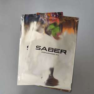 Custom Logo Shiny Silver Metallic Poly Mailers Self Seal Aluminum Foil Courier Shipping Bags <b>Waterproof</b> Packaging Bags For Onlin - Product Image 5