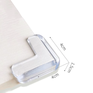 Protector de esquina de silicona <span class=keywords><strong>para</strong></span> tableta de bebé, protector de esquina adhesivo de PVC <span class=keywords><strong>para</strong></span> espacio de cocina, característica protectora - Product Image 1