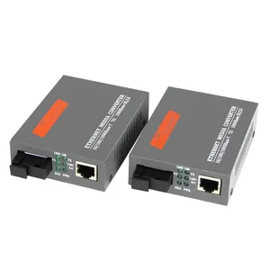 Netlink HTB-GS-03 A/B 1000Mbps SC Port SM Konverter Media Serat Optik Ethernet Cepat Tunggal dengan 1 PO 1 PE untuk Jaringan