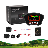 Compteur automatique de 2e génération pour voiturette de golf Club Car EZGO Yamaha 36v-48v avec démarrage en un clic et écran LCD