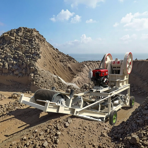 Điện thoại di động pe200x300 250x400 đá quặng đá Granite hàm Máy Nghiền di động trên trang web ĐÁ BÊ TÔNG hàm Máy Nghiền để bán - Product Image 3