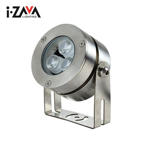 Fuente de <span class=keywords><strong>piscina</strong></span> de aluminio de acero inoxidable, luz <span class=keywords><strong>LED</strong></span> subacuática, impermeable IP68, 316L, 6W - Product Image 1