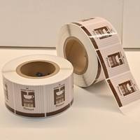Étiquettes autocollantes écologiques, durables, imperméables, personnalisables, de qualité alimentaire, avec estampage à froid, pour bouteilles