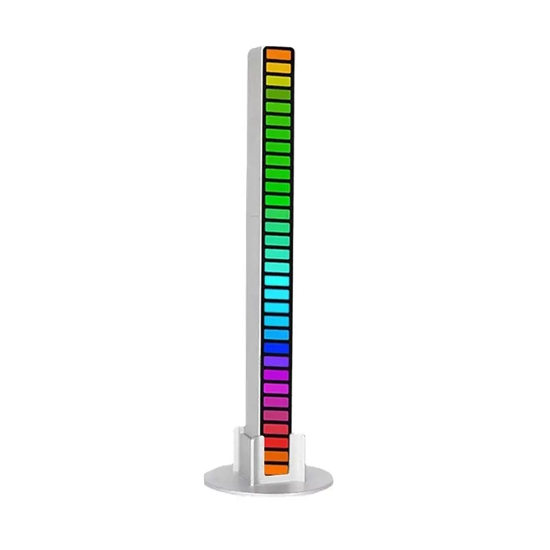 أفضل بيع 32-بت Rgb الصوت التحكم لاقط الملونة إيقاع مصباح لتهيئة الجو إيقاع RGB أضواء للمنزل لعبة سيارة