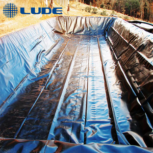 EarthShield HDPE PPプラスチックシート浸透防止ジオメンブレン<span class=keywords><strong>UV</strong></span>耐性魚池ライナー防水埋立地膜 - Product Image 4