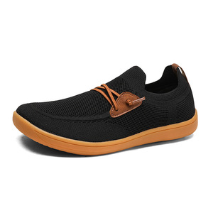 Zapatillas Deportivas Casuales para Hombre, Negras, de Malla, con Cordones, Punta Redonda, Transpirables, Suela de Goma, Entresuela de EVA, para Todas las Temporadas, Venta al Por Mayor - Product Image 2