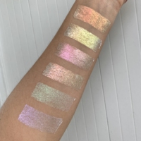 Surligneur multi-usage Fard à paupières pailleté Blanc Duochrome Surligneur Maquillage