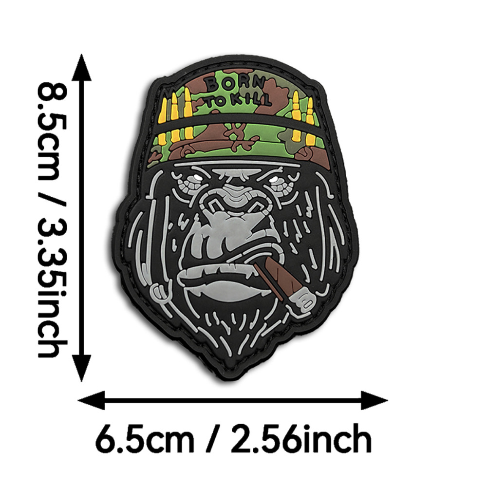 Gorila de puros arrogante