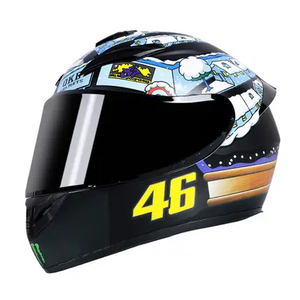 Casque de <span class=keywords><strong>moto</strong></span> homologué DOT, à visière unique, imperméable, en ABS, accessoires de sécurité pour motos, vente en gros - Product Image 1