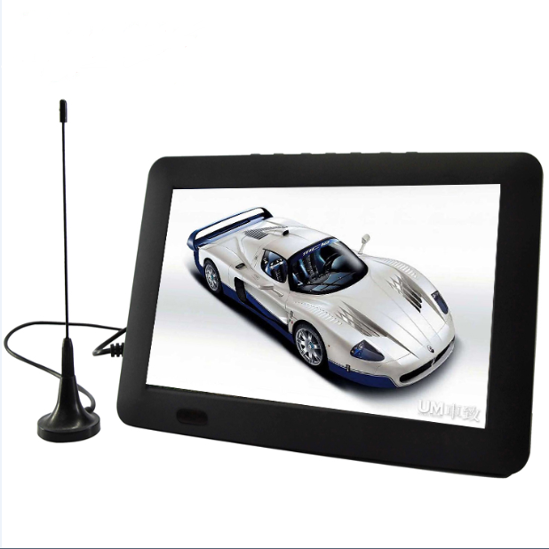 Mini TV 9 Inch Portable TV With Battery AV TV USB Input LCD LED Televisions